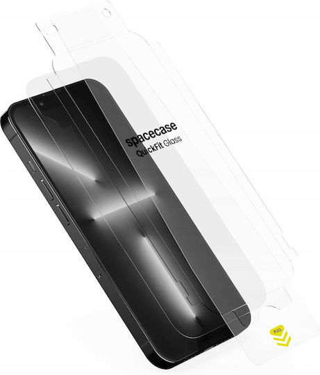 Spacecase Sticlă Tempered Glass 0.33mm 2 Bucăți (iPhone 17e / 16e / 14 / 13 / 13 Pro)