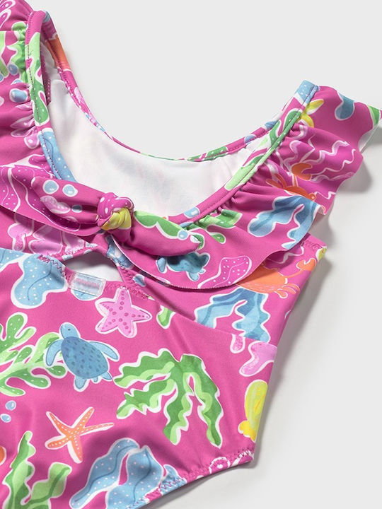 Mayoral Kids Swimwear One-Piece Fuchsia