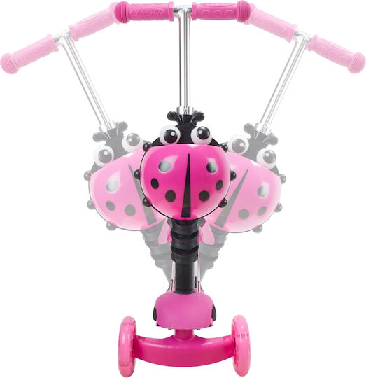 Action One Kids 3-wheel Scooter Seat Smart Kid 5 In 1 Pink