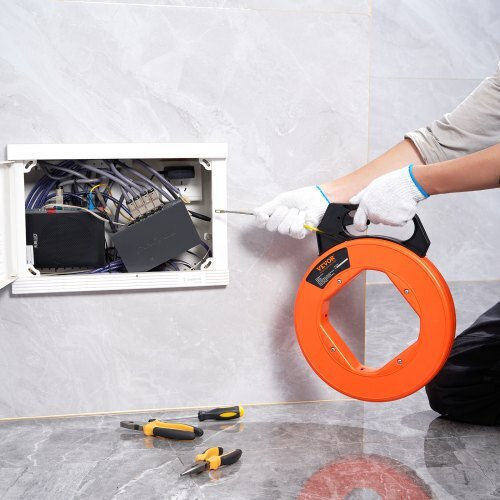 Vevor Fishing Tape 30.5m 4.8mm Cable Pulling Tool Fiberglass Djpyd316100ft6k90v0