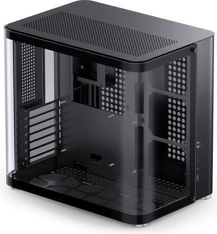 Jonsbo TK-2 2.0 Gaming Midi Tower Κουτί Υπολογιστή με Πλαϊνό Παράθυρο Μαύρο