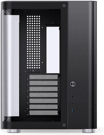 Jonsbo TK-2 2.0 Gaming Midi Tower Κουτί Υπολογιστή με Πλαϊνό Παράθυρο Μαύρο