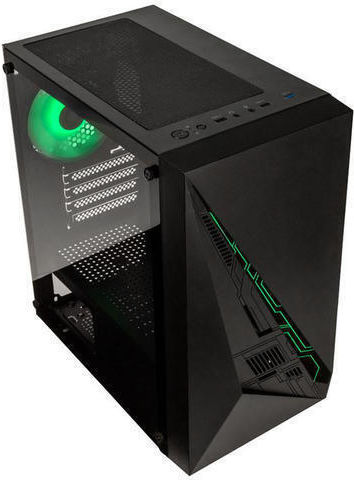 Kolink Inspire K2 Plus A-RGB Gaming Midi Tower Computer Case with Side Window Black