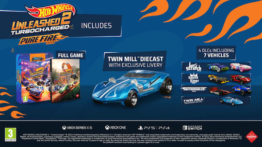 Hot Wheels Unleashed 2: Turbocharged Reines Feuer Edition Switch-Spiel