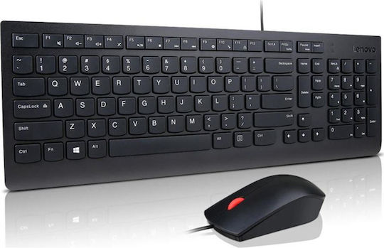 Lenovo Essential Wireless Keyboard & Mouse Set Greek