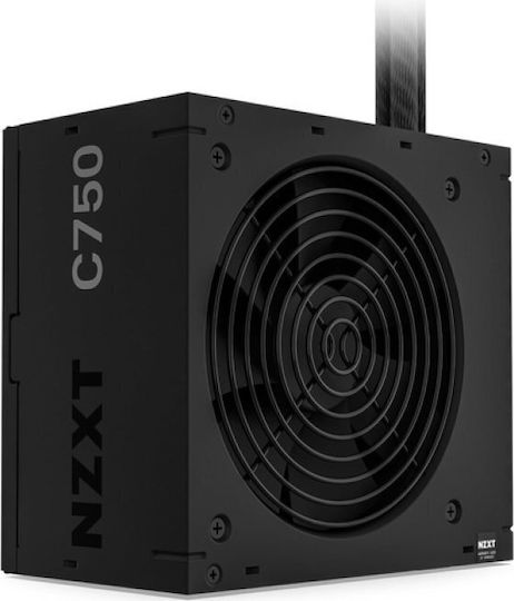 NZXT C750 750W Μαύρο Τροφοδοτικό Υπολογιστή Full Wired 80 Plus Bronze