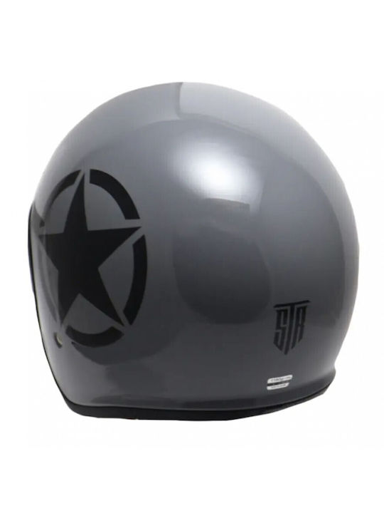 STR Retro Κράνος Μηχανής Jet ECE 22.06 με Sunvisor