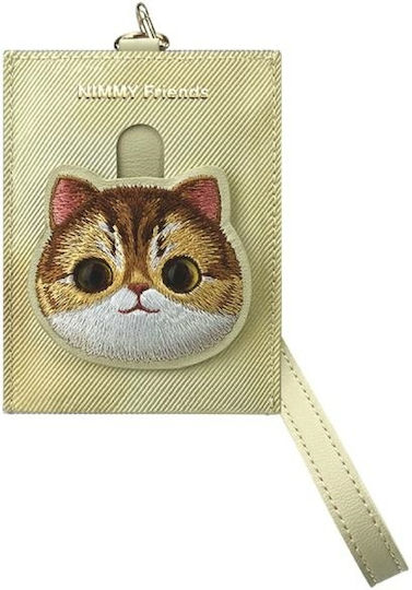 Nimmy Set 3in1 Phone Bag + Wallet + Locator Case Khaki Big Eyed Pet 2.0 Cat