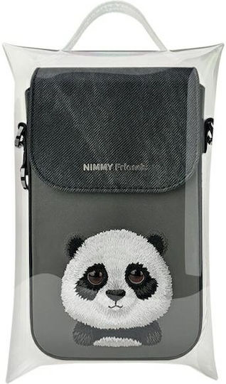 Nimmy Phone Bag Black Big Eyed Pet 2.0 Panda