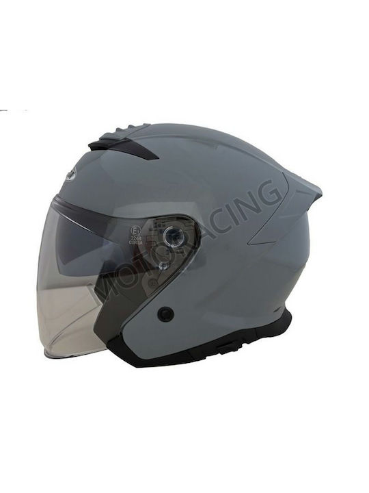 Corsa DVS CX209 Grey Κράνος Μηχανής Jet ECE 22.06 με Sunvisor