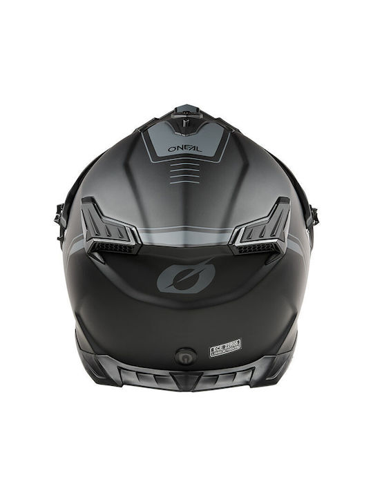 O'Neal A-SRS V.24 Solid Black Motorcycle Helmet Full Face ECE 22.06 with Sunvisor