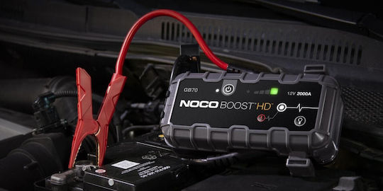 Noco Boost Gb70 Hd Ultrasafe Portable Car Battery Jump Starter 2000A with Power Bank / USB 12V
