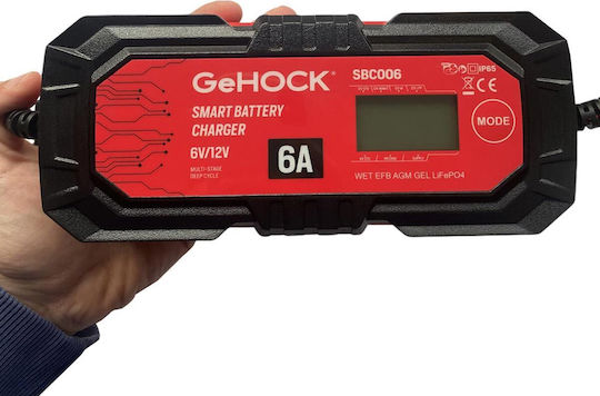 GeHock Încărcător & Întreținător Baterie Auto 12V 6A 100W