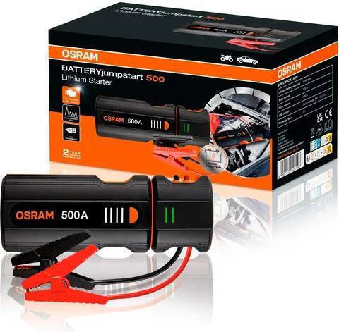 Osram Jumpstart 500 Portable Car Battery Jump Starter with Power Bank / USB 12V