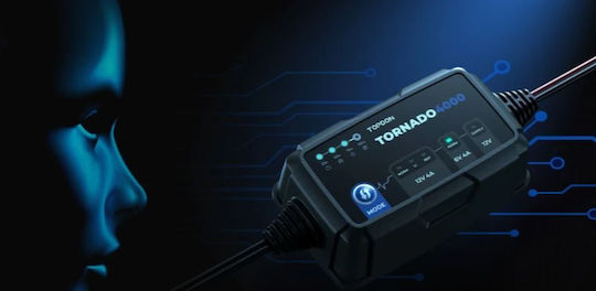 Topdon T4000C Φορτιστής & Συντηρητής Μπαταρίας Αυτοκινήτου 6/12V