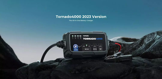 Topdon T4000C Φορτιστής & Συντηρητής Μπαταρίας Αυτοκινήτου 6/12V