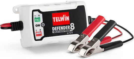 Telwin DEFENDER 8 Car Battery Charger & Maintainer 6/12V