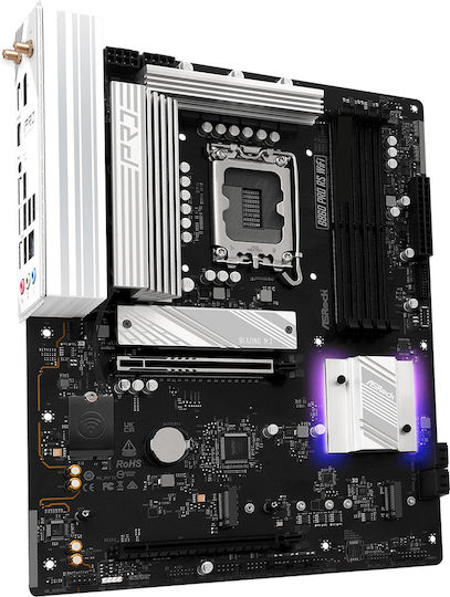 ASRock B860 Pro RS WiFi Motherboard ATX with Intel 1851 Socket