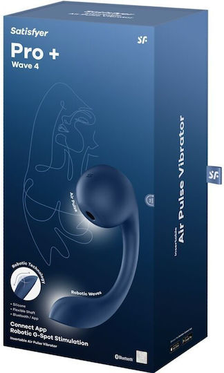 Satisfyer Pro+ Wave 4 Vibrator G-Punkt mit Fernbedienung Blau