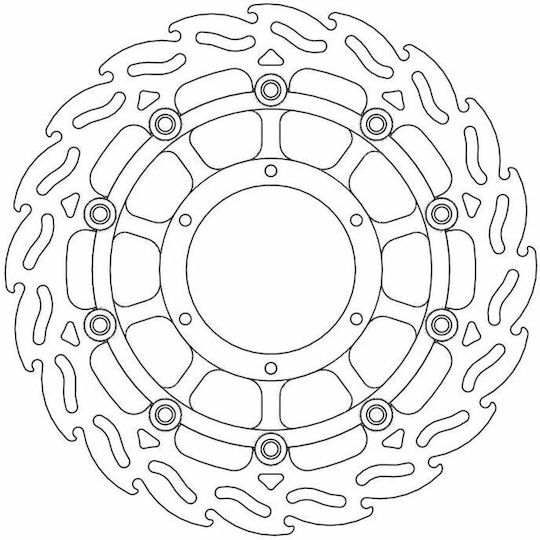 Moto Master Front Brake Disc for Honda CBF 1000