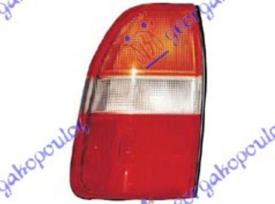Komplette Rückleuchte Gelber Blinker Thailand Mitsubishi P U L200 99-01 Mr109127 Links 1 Stk