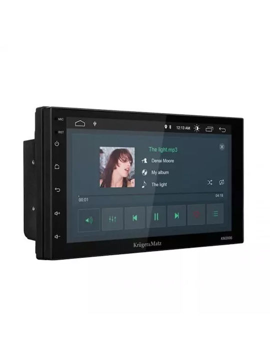 Kruger & Matz Auto-Audiosystem 2DIN (Bluetooth/USB/WiFi/GPS/Apple-Carplay/Android-Auto) mit Touchscreen 7"