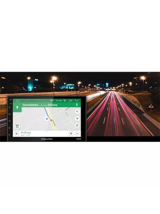 Kruger & Matz Auto-Audiosystem 2DIN (Bluetooth/USB/WiFi/GPS/Apple-Carplay/Android-Auto) mit Touchscreen 7"