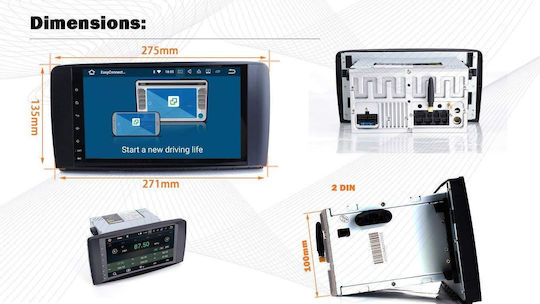 Ηχοσύστημα Αυτοκινήτου 2DIN (Bluetooth/USB/WiFi/GPS/Apple-Carplay/Android-Auto/CD)