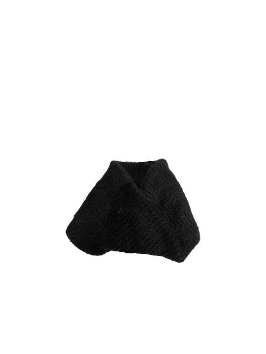 Stamion Women's Fur Neck Warmer Black