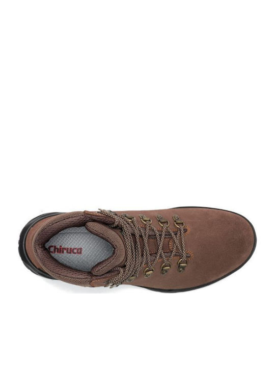 Chiruca Männer Wanderschuhe Wasserdicht Mit Gore-Tex-Membran Braun