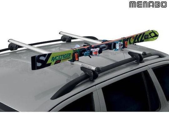 Menabo Ski Rack Car Ski Mounts Suitable for 1 Ski Pair