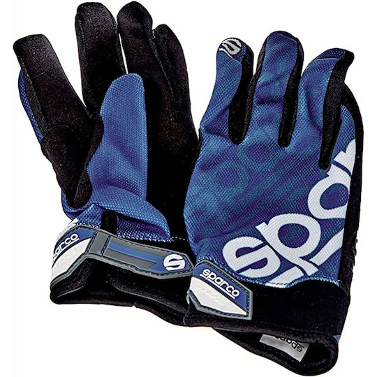 Sparco Meca III Kart Driver Gloves Blue