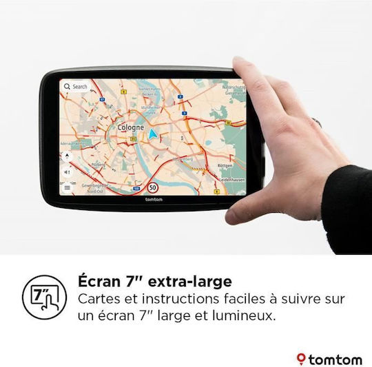 TomTom 7" Display GPS Device with Bluetooth / Wi-Fi / USB and Card Slot