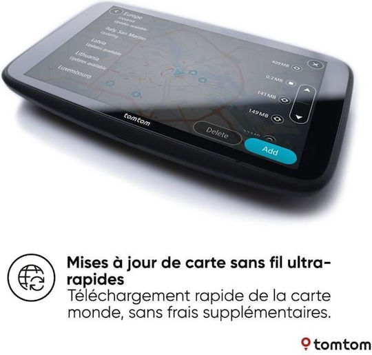 TomTom 7" Display GPS Device with Wi-Fi / Bluetooth / USB and Card Slot