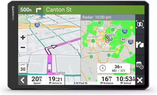 Garmin 10.1" Display GPS Device Camper with and Card Slot
