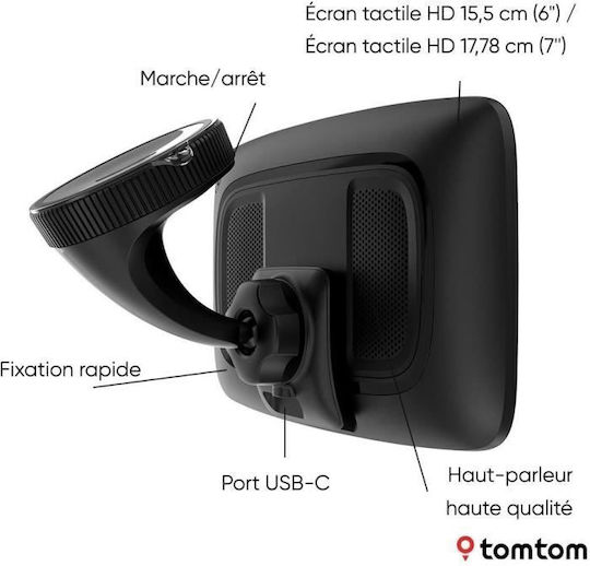TomTom 6" Display GPS Device GO Superior with and Card Slot