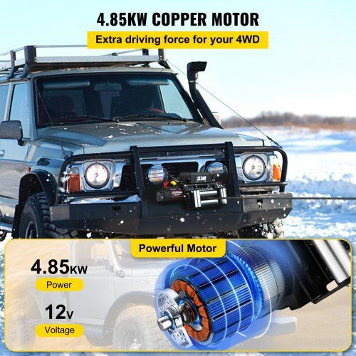 Vevor Elektrisch 4x4 Fahrzeugwinde 12V