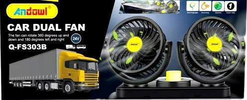 Andowl Qfs303b Двоен Вентилатор за кола 24V