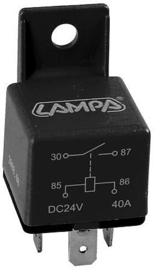 Lampa Car Relay 4 pin 12/24 40Ah