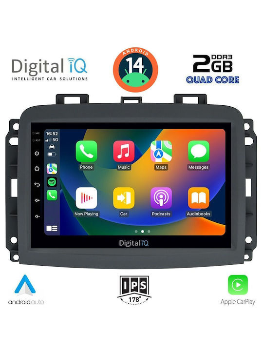 Digital IQ Автомобилна Аудио Система (Блутут/USB/AUX/WiFi/GPS/Apple-Carplay/Android-Auto) с Тъчскрийн 10"