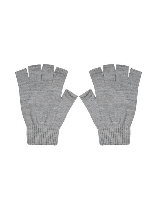 Stamion Unisex Fingerless Gloves Gray