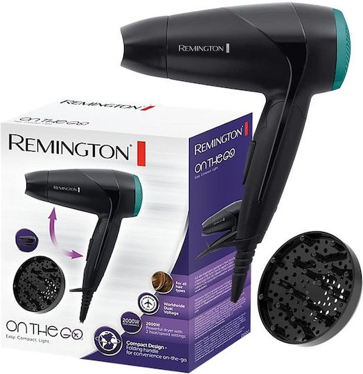 Remington Πιστολάκι Μαλλιών Ταξιδίου με Φυσούνα 2000W D1500