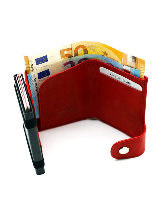 Δερμάτινο Ανδρικό Πορτοφόλι με RFID Μπεζ