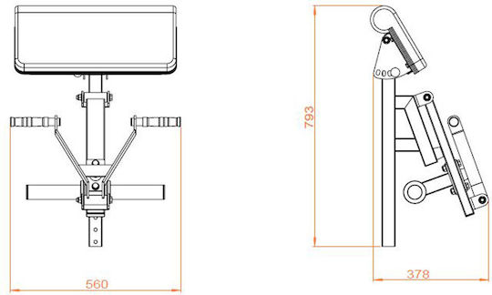 X-FIT Arm Curl Attachment for X-FIT 95