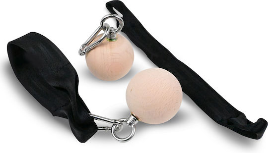 X-FIT Wooden Cannon Ball Grip Fitness Equipment Accessories 2pcs