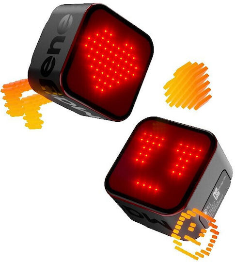 Magene Οπισθιο Φαναρι Με Βαση Ντιζας Σελας L308 30 Lumens Bluetooth Usb Led P0108012