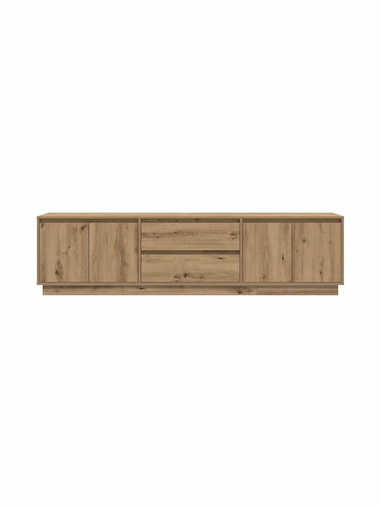 TV-Möbel Hölzernes mit LED-Beleuchtung Coffee L193.5xB41xH50cm