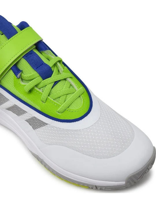 3.0 K Încălțăminte Sport Copii Baschet cu Închidere Hoop & Loop Albe