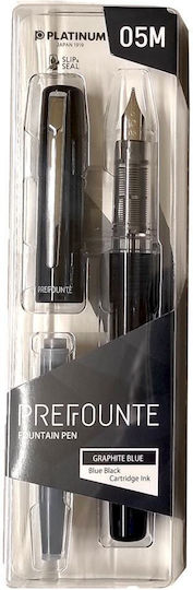 Platinum Prefounte Graphite Blue Ppf-800 05m Pen