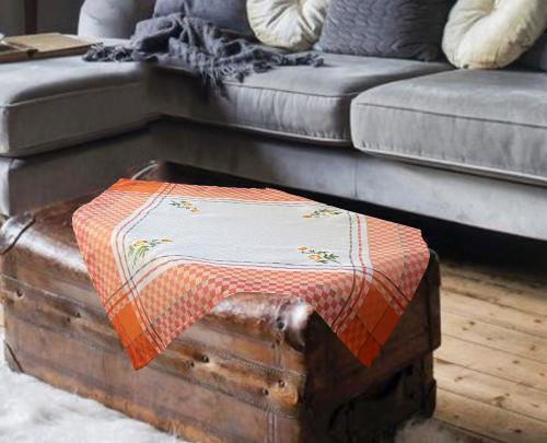 Linea Home 5580 με Κέντημα Πορτοκαλί 140x220εκ.
